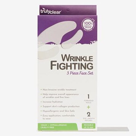 TRULY CLEAR Wrinkle Fighting Silicone 3-Piece Face Set - Picture 1 of 2